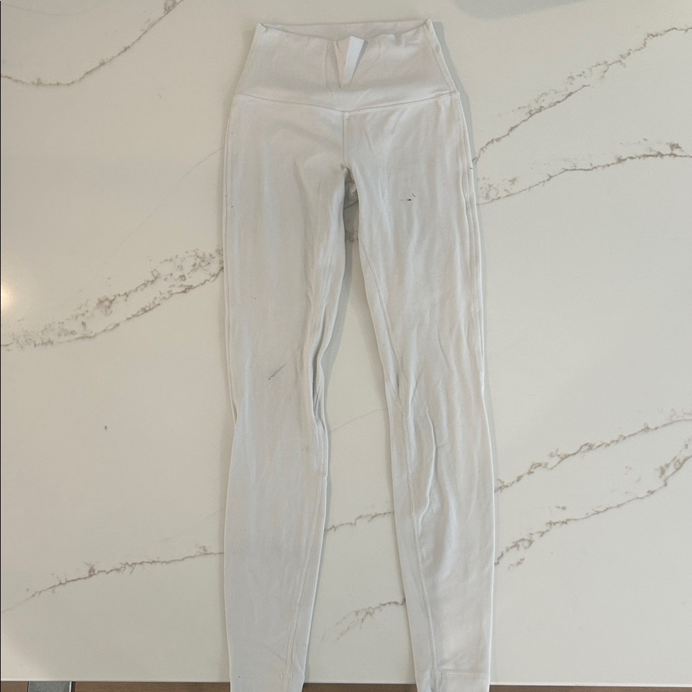 Lululemon White Align Leggings